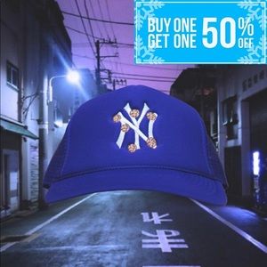 (2/3) 𝐓𝐫𝐮𝐜𝐤𝐞𝐫 𝐇𝐚𝐭 (Purple NYC Cookie 𝕋𝕣𝕦𝕔𝕜𝕖𝕣 ℍ𝕒𝕥)